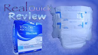 Real Quick Review Total Dry Plus Protection Adult brief #adultDiaper