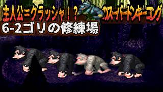 【DKC Hack】スーパーアニキーコング 6-2『ゴリの修練場』【Krusha Ambition】