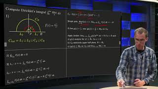 Keyhole integration - Dirichlet's integral