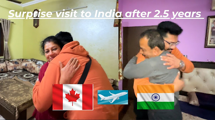 Surprise visit from Canada 🇨🇦 to India 🇮🇳 after 2.5 years | Family reaction