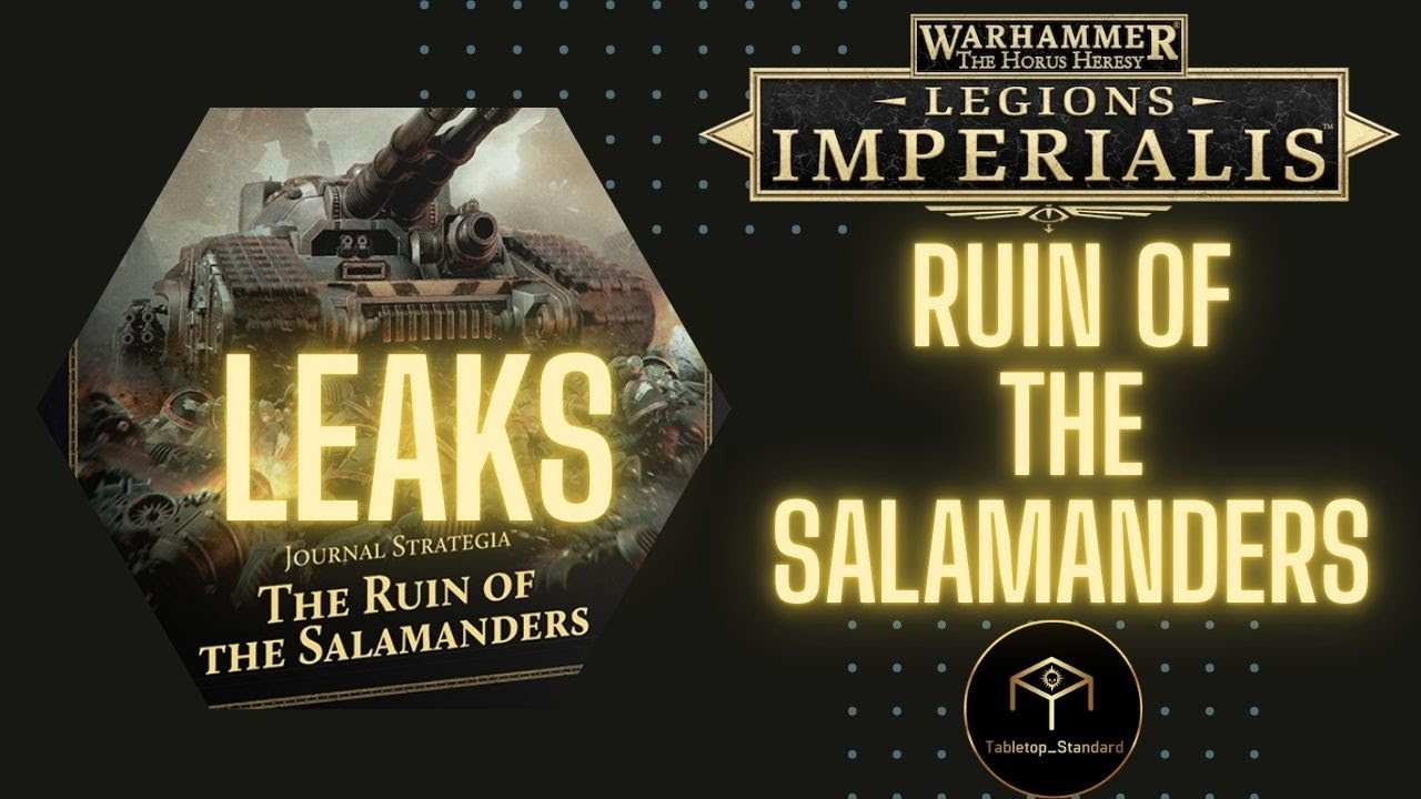 Legions Imperialis - Ruin of the Salamanders LEAKS