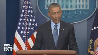 Watch President Obama's final news conference