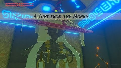 The Legend of Zelda: Breath of the Wild (Wii U) - Side Quest - A Gift from The Monks