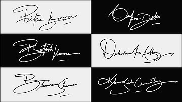 Beautiful signature style || Requested Signature || Anup Calligraphy