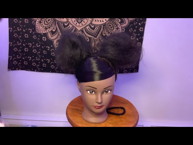Kalyx African Mannequin Head Real Hair for Cosmetology Manikin Maniquins  Hairdresser Practice Training Head Doll Head and Table