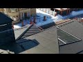 Готовый вид фальцевых кровля #стройка #строй сам