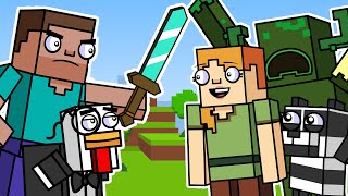 ALEX, THE WARDEN & NEW BIOMES?? | Block Squad (Minecraft Animation Compilation)