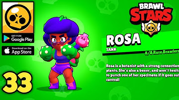 Brawl Stars - ROSA - Gameplay Walkthrough Part 33 (Android,iOS)