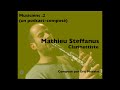 Capture de la vidéo Musiciens, Un Podcast-Composé .2 – Mathieu Steffanus, Clarinettiste