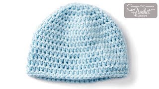 Easy Crochet Newborn Baby Hat