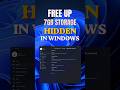 Free Up 7GB SSD Storage Which IS Hidden In Windows