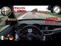 2021 Alfa Romeo Stelvio Veloce ti Acceleration TOP SPEED Autobahn POV Drive