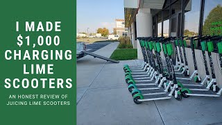 I Made $1,000 Juicing Lime Scooters | How Much Can You Make Charging Lime Scooters?
