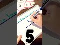 Teach your child: How to form the number 5 - Easy Handwriting Practice for kids