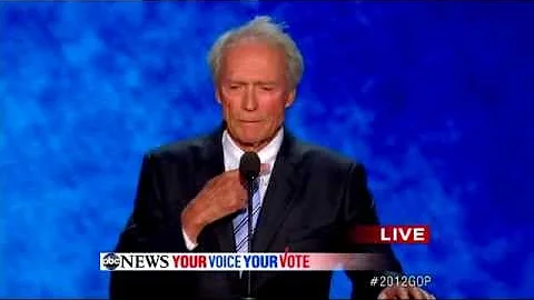 Clint Eastwood RNC Speech (COMPLETE): Actor Assails Obama Through Empty Chair - DayDayNews