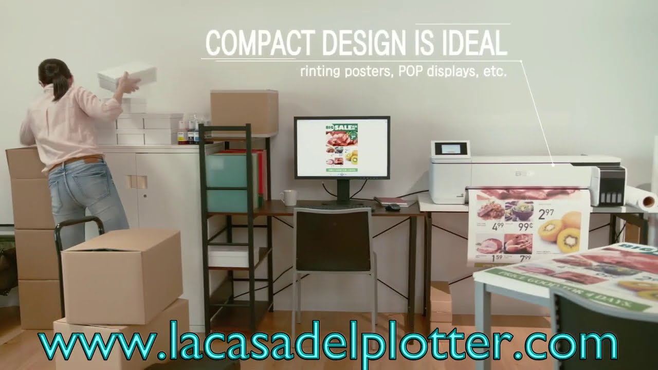 Plotter Epson SureColor T3170 - YouTube