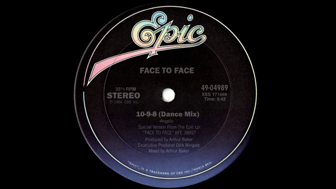 Face To Face - 10-9-8 (Dance Mix) 1984 - YouTube