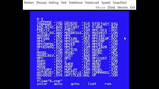 MSXPLAYer MSXBASICからHドライブを使ってDOS2の併用をする