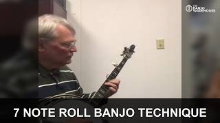 7 Note Roll Banjo Technique with Guitar & Rhythm | Banjo Warehouse 7 Note Roll With Chords Banjo Right Hand Technique Tutorial