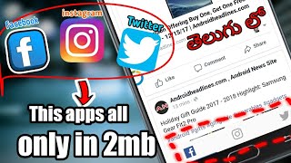 Facebook,Instagram,Twitter, in just one app | all in one app screenshot 2