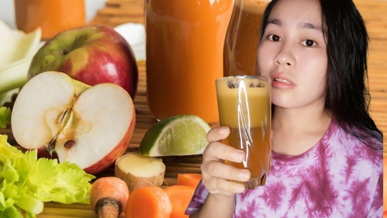 CELERY APPLE AND CARROT RAW JUICE COMBO TO DETOXIFY juice YouTube