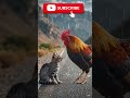“जिस बिल्ली से सब डरते थे… उसे मुर्गी ने अपनाया ❤️” #aistory, #shorts, #emotiona,l #viral
