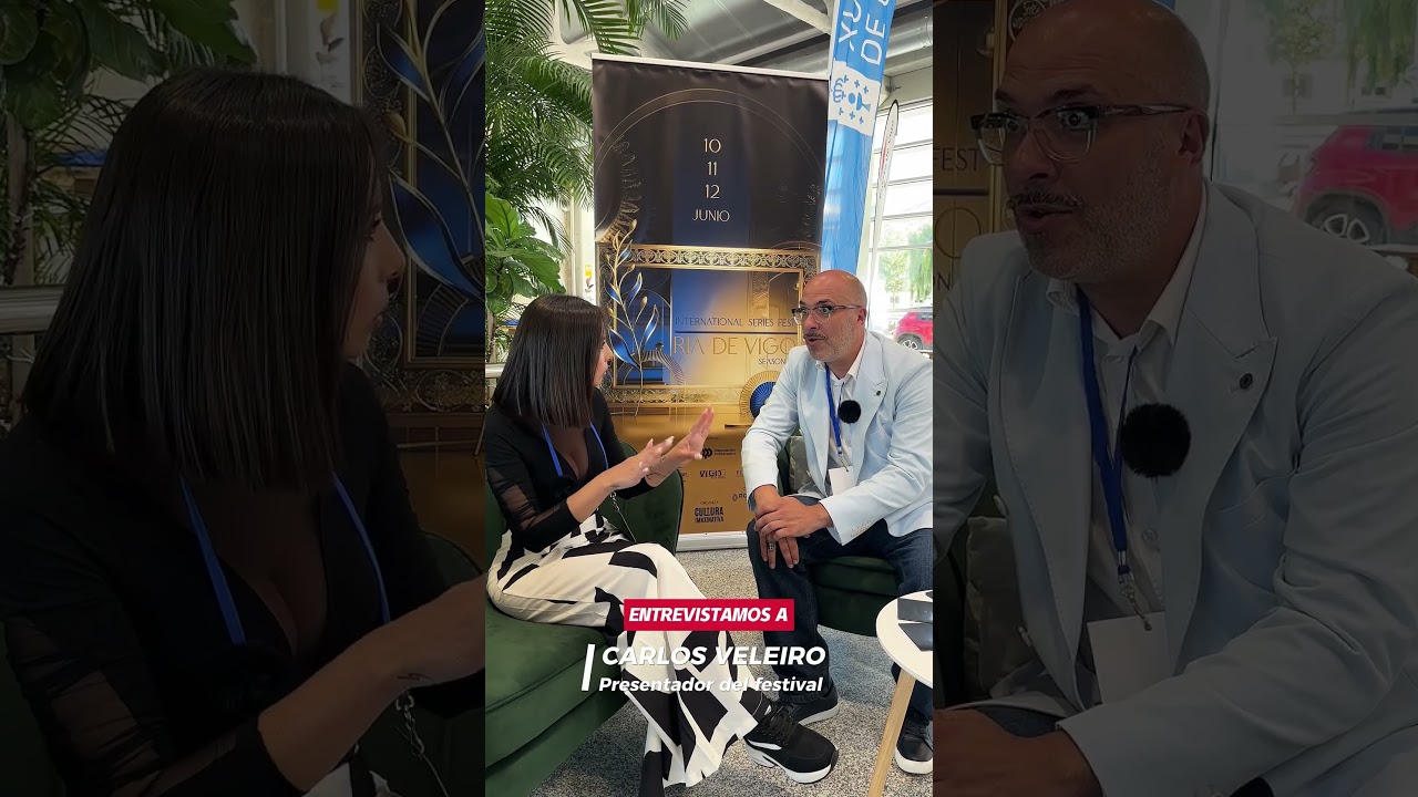 ⁣Entrevista a Carlos Veleiro en el Festival de Series Ría de Vigo 2026