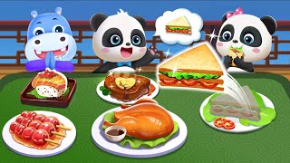 아기 팬더: 스타 레스토랑 - 전통 레스토랑 음식을 즐기고 배워보세요 - 베이비버스 게임 screenshot 4
