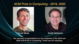 ACM Celebrates Recipients of the 2019 & 2020 ACM Prize in Computing