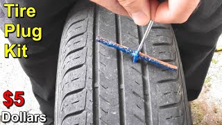 Using a $5 Dollar Tire Plug Repair Kit