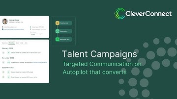 Talent Campaigns: Multi-Channel Recruitment Marketing Made Easy | CleverConnect CRM Module [EN]