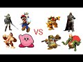 mugen Mario/Link/kirby/donkey Kong vs Bowser/ganondorf/king dedede/king K rool