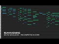 Beginning of video