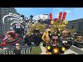 SKIBIDI TOILET 100 BOSSES vs TITAN CAMERAMAN, TV MAN & SPEAKERMAN TITAN In Carry's Mod!