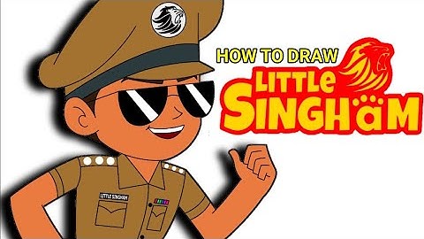 How To Draw LITTLE SINGHAM /LITTLE SINGHAM Drawing /LITTLE SINGHAM Drawing Step By Step #chhotabheem
