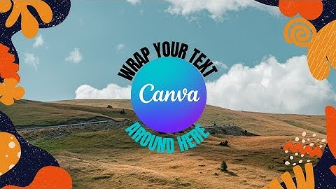Wrap you text Around The Image in Canva #canva