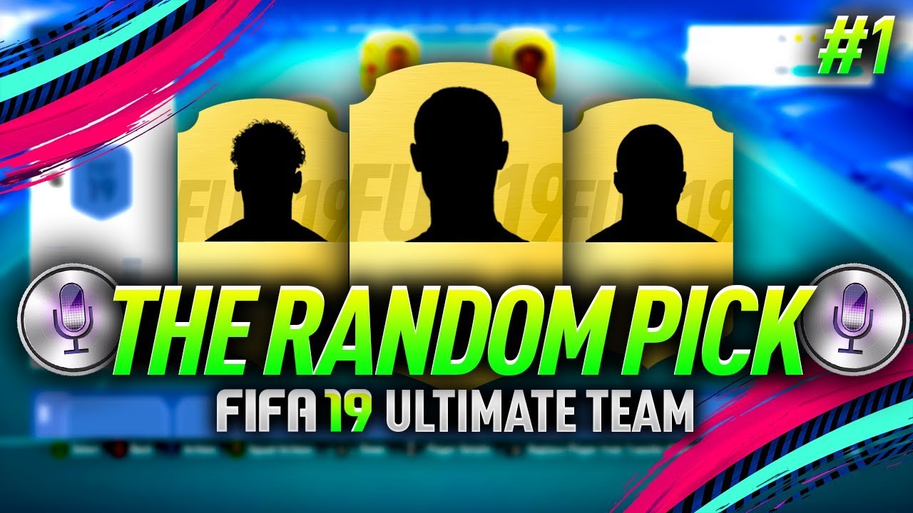 SIRI PICKS MY PLAYERS! THE RANDOM PICK #1 FIFA 19 ULTIMATE TEAM!