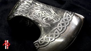 From the Restored Axe to the Axe of the Scandinavian Viking Leader - restoration