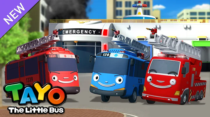 LET'S GO Fire Truck | Frank the fire truck song | Tayo Rescue Team Song | Tayo the Little Bus