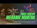 Meramu mantra tampak depan  materi pilihan lomba ksatria tari indonesia