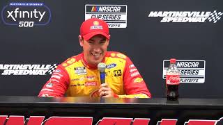 Joey Logano reacts to Ross Chastain's wild move: 'It was awesome'