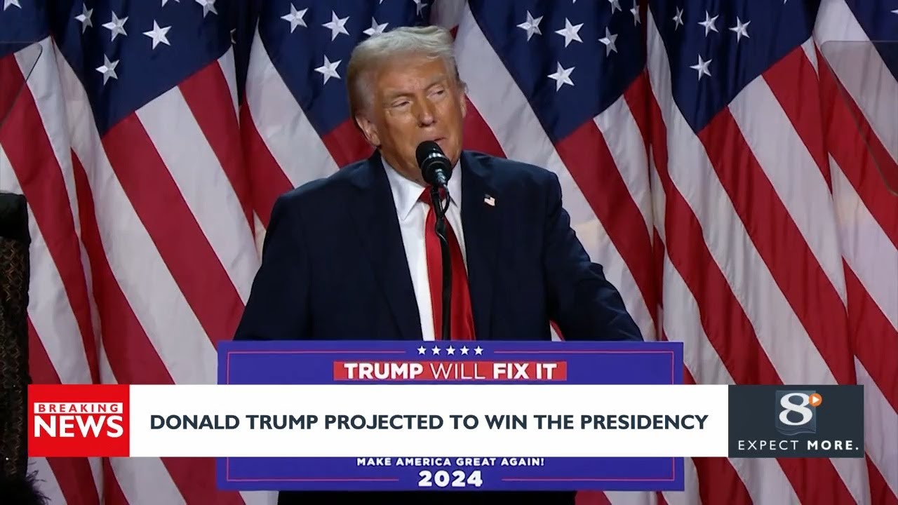 Donald J. Trump projected to become the 47th president of the United ...