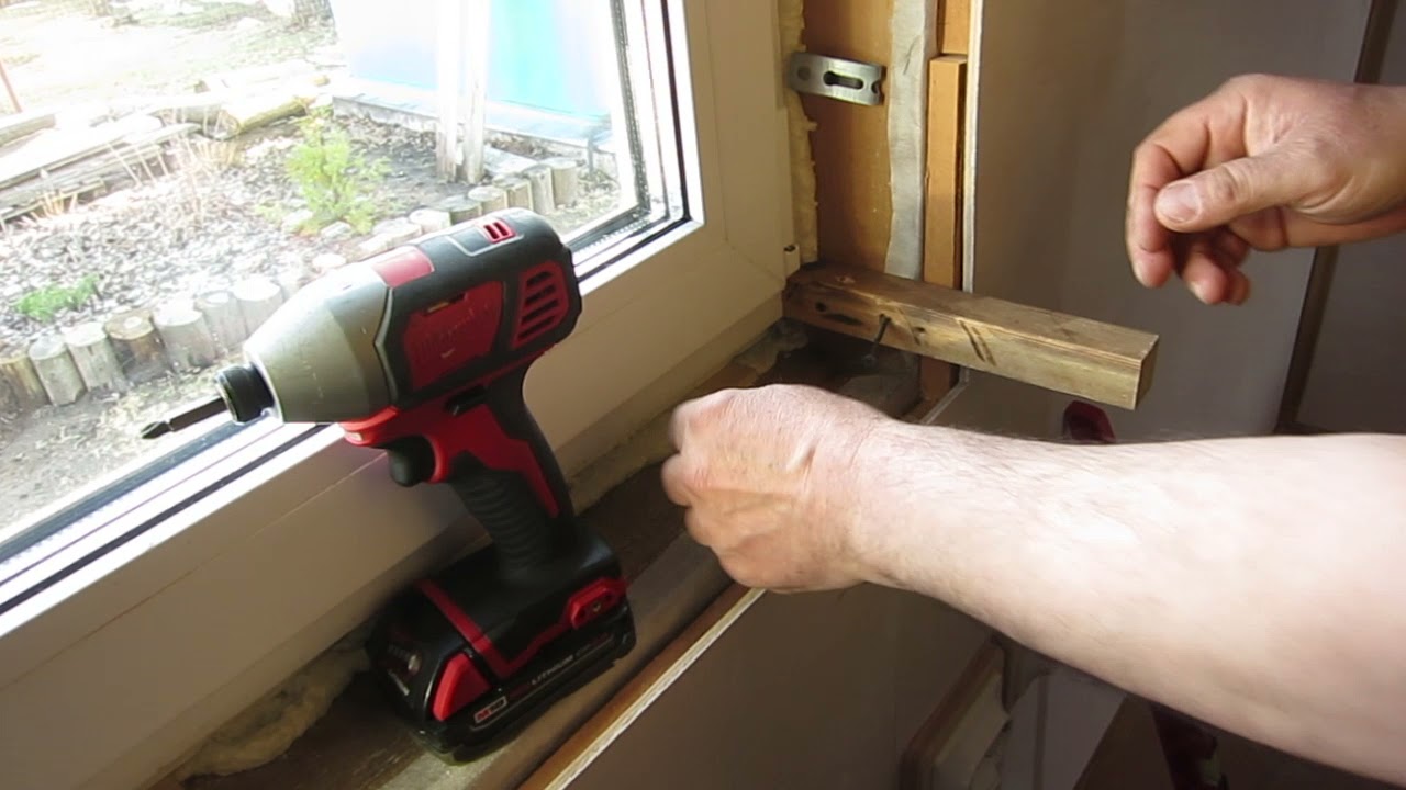 Монтаж подоконника в каркасном доме. Технологично.