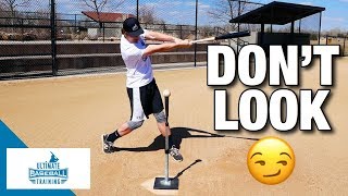 Instantly Improve Your Batting Average (“No Look” Baseball Hitting Drill)