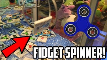 IMPOSSIBLE FIDGET SPINNER WINS from the CLAW MACHINE!