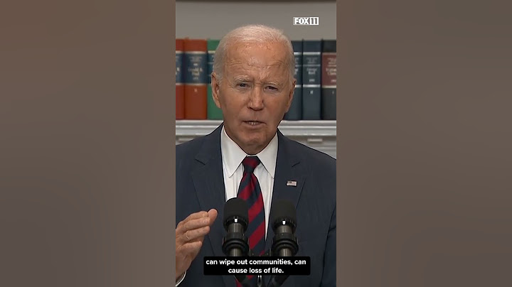 Biden speaks ahead of Hurricane Milton's landfall