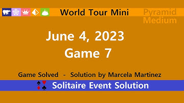 World Tour Mini Game #7 | June 4, 2023 Event | Pyramid Medium