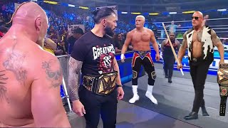 WWE 2 May 2024 Roman Reigns VS. Brock Lesnar VS. The Rock VS. Cody Rhodes VS. All Raw SmackDown screenshot 5