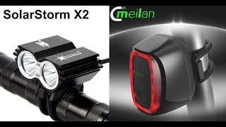 SolarStorm x2 &amp; Meilan X6 Освещение для велосипеда | Распаковка
