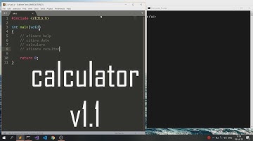 Programare pentru incepatori Limbajul C. Calculator simplu.